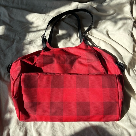 Roots Buffalo Plaid Weekender Bag - Picture 2 of 8